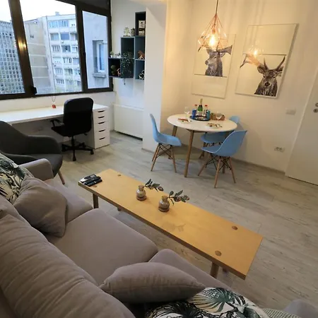 Apartment Cozy Novotel Studio - Free Minibar - Quiet & Peace Bucharest